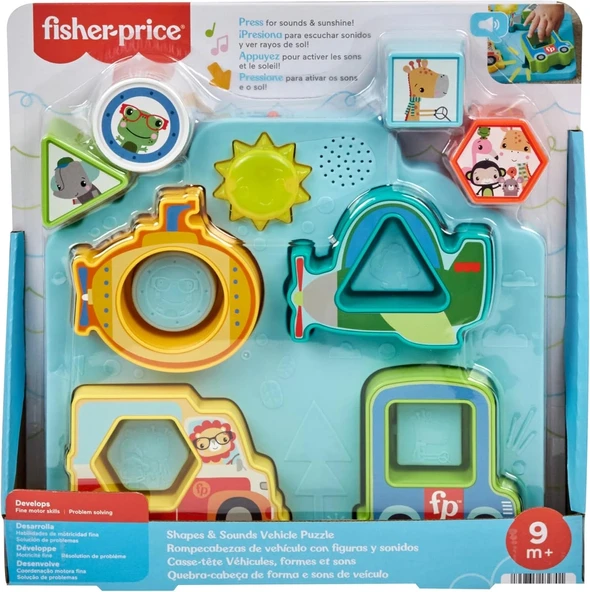 Fisher Price Sesli ve Işıklı Arabalar Puzzle HRP31 - 6