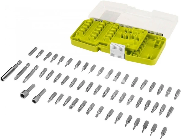 Ryobi RAK55DK Vidalama Uç Seti 55 Parça