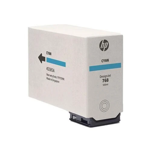 <![CDATA[Hp 4S5b5a (768) Cyan 500 Ml Murekkep Kartusu]]>