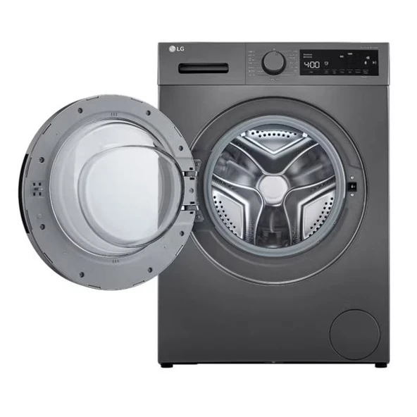 Lg F4T2VYM1S 9 Kg 1400 Devir Siyah Çamaşır Makinesi - 4