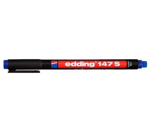 Edding Asetat Kalemi Permanent S Seri 0.3 MM Mavi 147 S - 2