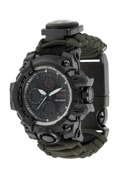 North Pacific Çok Fonksiyonlu  Kampçı Outdoor Kol Saati Yeşil (TEŞHİR)
