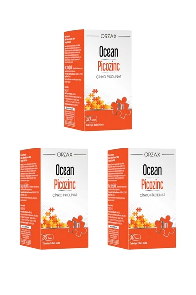 Ocean Picozinc 30 Tablet x 3 Adet - Resim 3