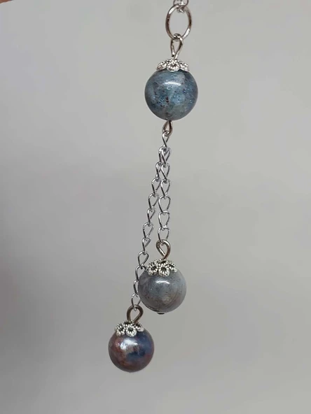 Kyanit Taşı Zincirli Kolye (21465) - Resim 5