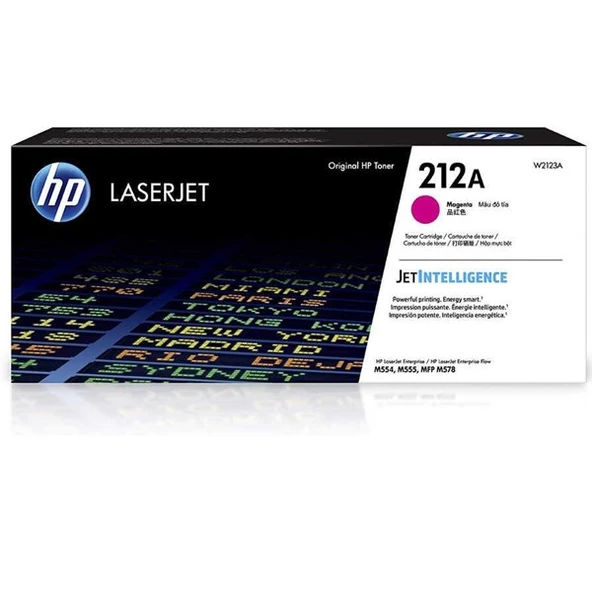 <![CDATA[Hp W2123a (212A) Kırmızı Toner 4.500 Sayfa]]>