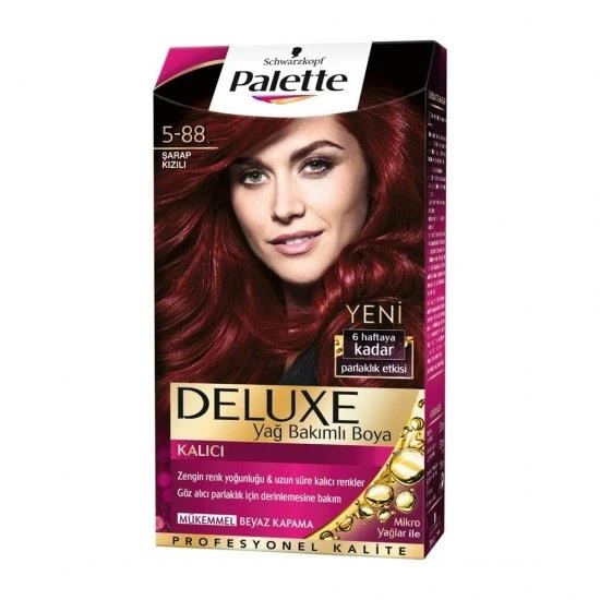 Palette Deluxe Saç Boyası 5-88 Şarap Kızılı - 1
