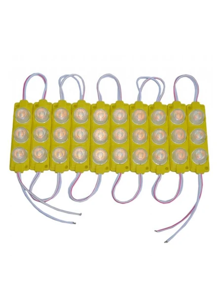 12V CAMLI SOFT PARMAK SARI