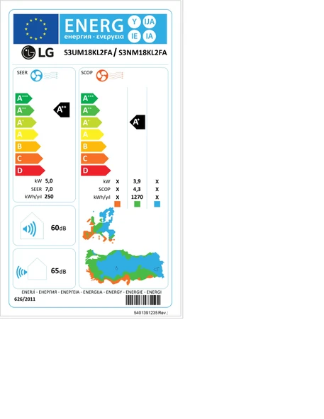 LG PC18SQ Dualcool+ 18000 BTU A++ Inverter Duvar Tipi Klima - Resim 4