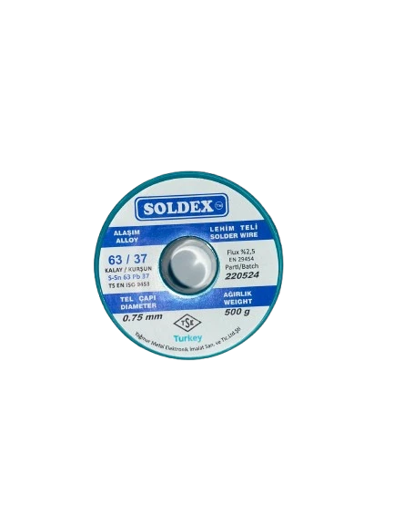 Lehim Teli 0.75mm 500Gr | Sn63 - Pb37 (63/37)