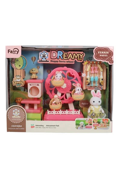 Bay Dreamy Tavşan Ailesi Dönme Dolap Eğlence Parkı