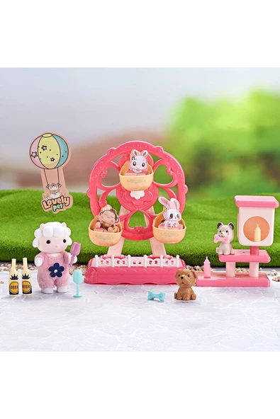 Bay Dreamy Tavşan Ailesi Dönme Dolap Eğlence Parkı - 2