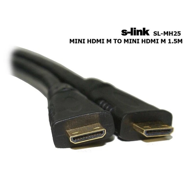 <![CDATA[S-link SL-MH25 Mini HDMI M/M 1.5m . Kablo]]>