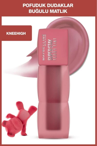 Maybelline Super Stay Teddy Tint Uzun Süre Kalıcı Likit Mat Tint 55 Knee High