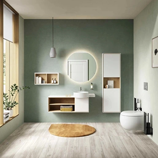 VitrA Memoria 5885B403-0559 Rim-ex Asma Klozet - Beyaz VC - Resim 4