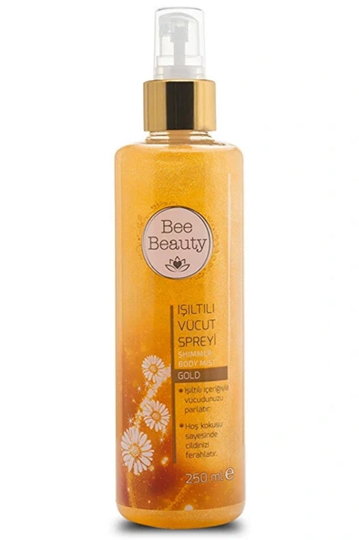 Bee Beauty Gold Işıltılı Vücut Spreyi 250 ml