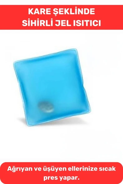 Mavi Sihirli Kare Jel El Isıtıcı Cep Sobası ürün görseli