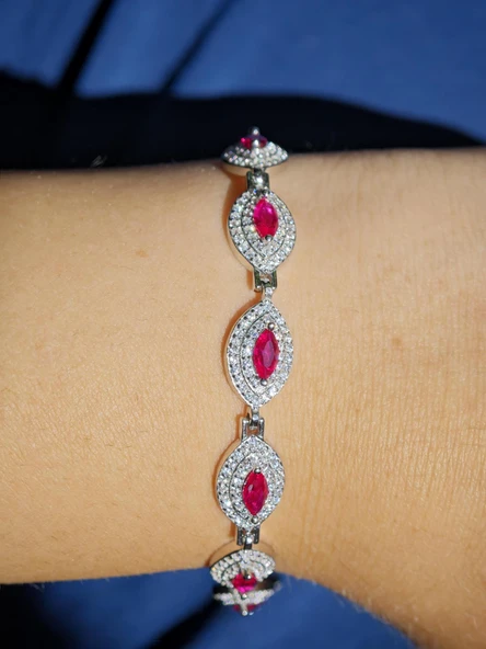 SilverPoint Zirkon Taşlı Bileklik ürün görseli