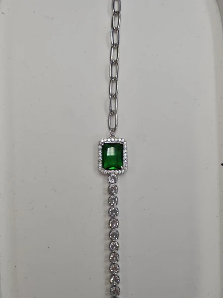 SilverPoint Baget Taşlı Bileklik - 2