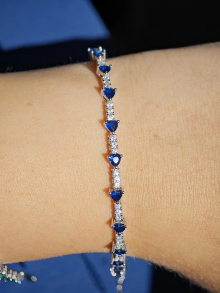 SilverPoint Renkli Zirkon Taşlı Bileklik ürün görseli