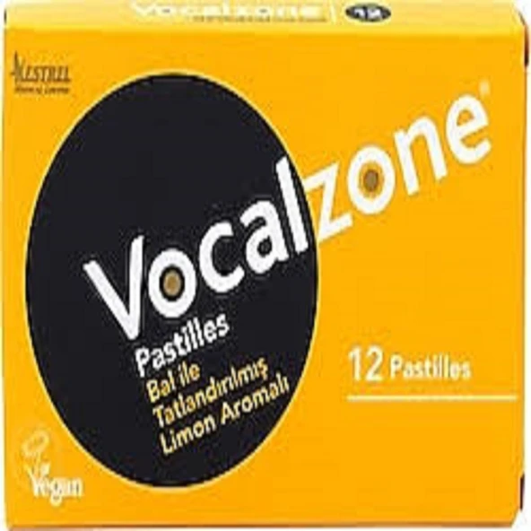 Vocalzone Ballı Limonlu Pastil 12'li ürün görseli 1