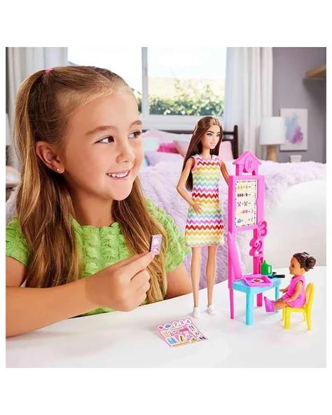 Barbie Kariyer Bebeği Öğretmen JCR76 - 4