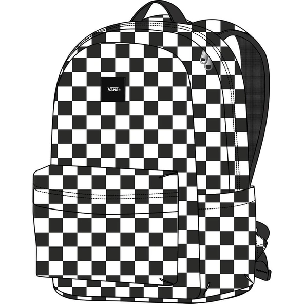 Vans Old Skool Check Backpack Unisex Sırt Çantası VN000H4XY281 - Resim 2