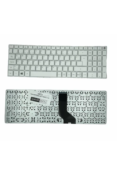 Acer ile Uyumlu Aspire 3 A315-53-35DG, 3 A315-53-38XE, 3 A315-53G-3315 Notebook Klavye Beyaz TR