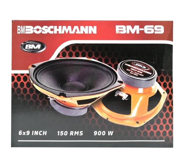 Boschmann BM 69 Oval Midrange 150W RMS 900W Maksimum Kapaklı - 2