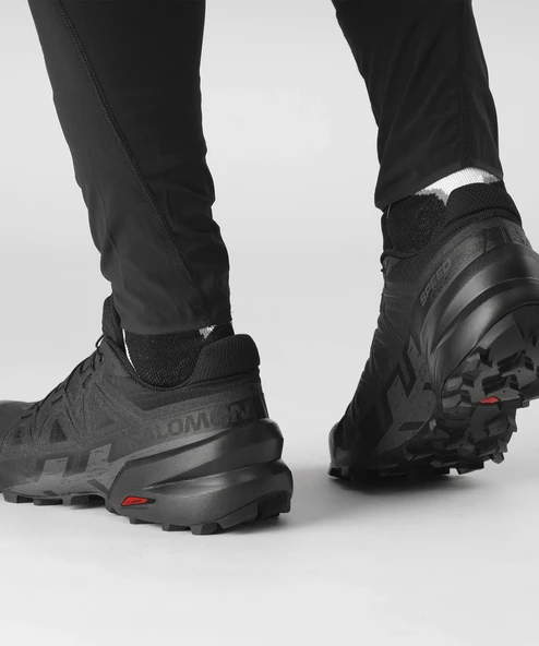Salomon Speedcross 6 Erkek Koşu Ayakkabısı - Black/Black/Phantom - 8