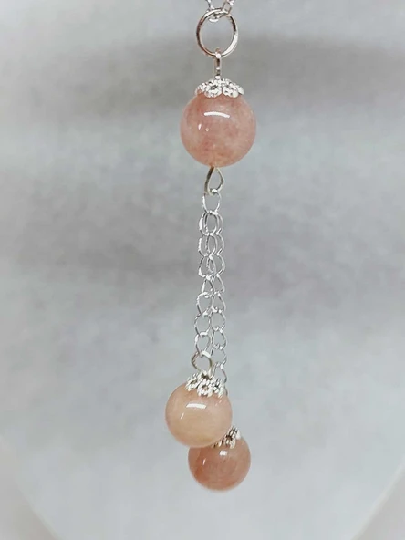 Güneş Taşı Zincirli Kolye (24400) - Resim 4