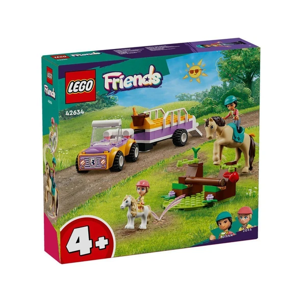 42634 LEGO® Friends At ve Midilli Römorku 105 parça +4 yaş ürün görseli
