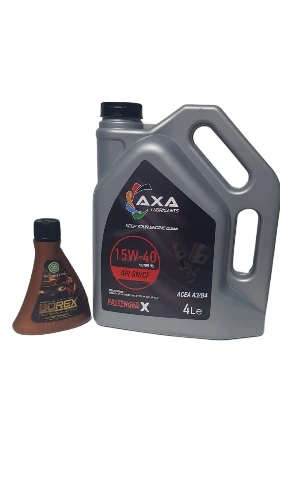 Axa Lubricants 15w40 4 lt Motor Yağı Borex Motor Yağı Katkısı Hediyeli