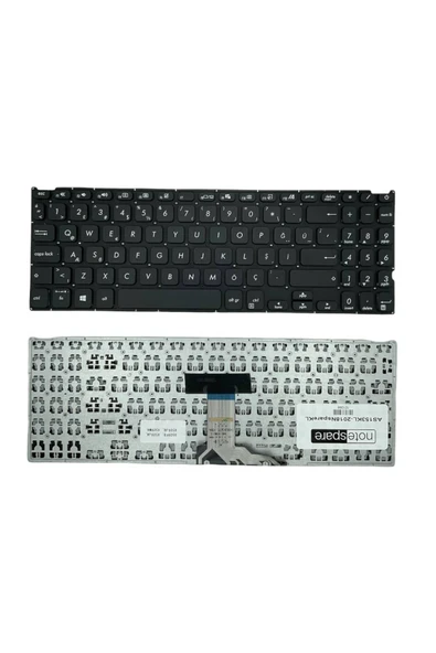 Asus ile Uyumlu ASM18M7, ASM18M9, ASM18M96TQ-528 Notebook Klavye Siyah TR