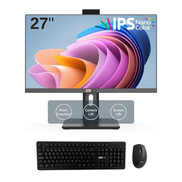 <![CDATA[REDROCK 27" HIGHLINE RR AIO-PT711716R51N27P CORE i7 11700- 16GB RAM- 512GB NVME O/B UHD FDOS PIVOT]]>