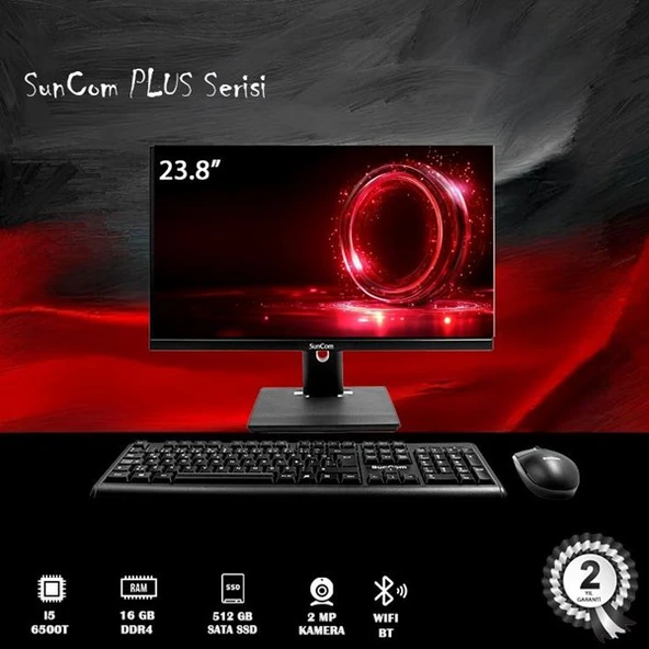 <![CDATA[SUNCOM 23.8" PLUS 6G-P02 CORE i5 6500T 16GB RAM- 512GB SSD- O/B HD FDOS]]>