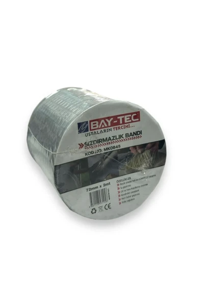 Bay-tec Süper Güçlü Su Sızdırmaz Çamur Bant Tamir Çatlak Boru Bandı Çatı Izolasyon Bant 42mmx2metre ürün görseli 1