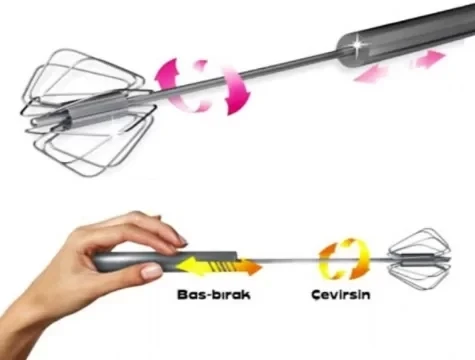 Bas Çek Mikser Silikon Sap - 3