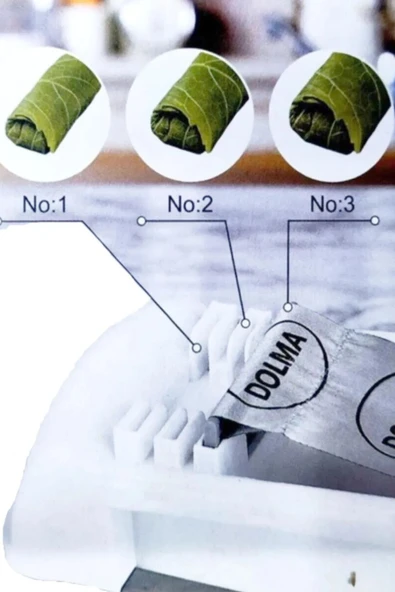 Akkoyunlu home Plastik Sarma Makinası Pratik Yaprak Sarma Makinası - 4