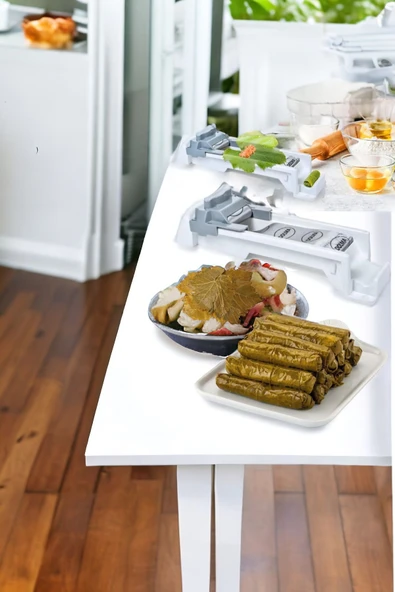 Akkoyunlu home Plastik Sarma Makinası Pratik Yaprak Sarma Makinası - 2