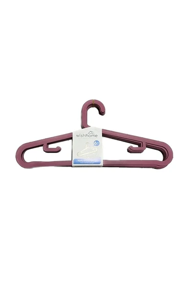 Akkoyunlu home Hola Elbise Dolap Askısı (6 Adet) (pembe)