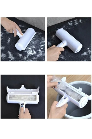 Akkoyunlu home Kedi Köpek Evcil Hayvan Tüy Temizleyici Kıl Toz Toplayıcı Hazneli - 2