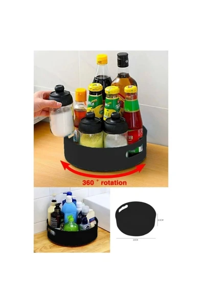 Akkoyunlu home 360 Derece Dönebilen Çok Amaçlı Düzenleyici Hareketli Organizer - 2