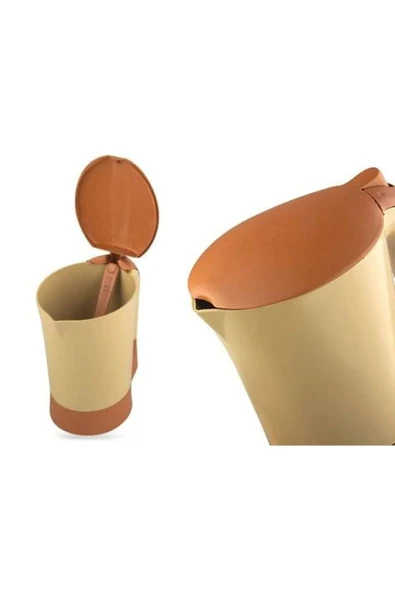 Akkoyunlu home Elektirikli Su Isıtıcı Kettle Kaşıklı Çay ve Kahve Kettle Su Isıtıcı 900 ml 220V - 6