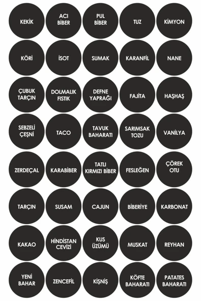 Sezka Life 12 Adet Metal Kapaklı Kavanoz Baharatlık Ve 40 40 Adet Baharat Etiket Seti - 160ml - 5