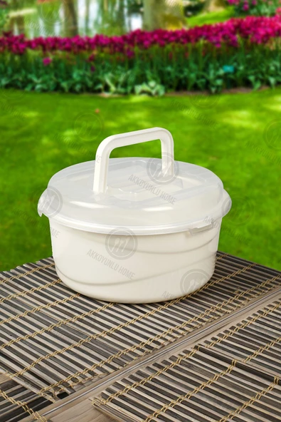 Akkoyunlu home 32 Parça 6 Kişilik Piknik Seti Beyaz Piknik Takımı(çatal,kaşık,bıçak.tabak.bardak)set - 3