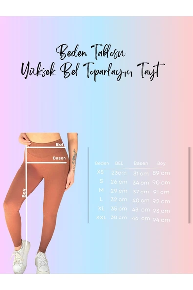 Yüksek Bel Toparlayıcı Tayt - 8