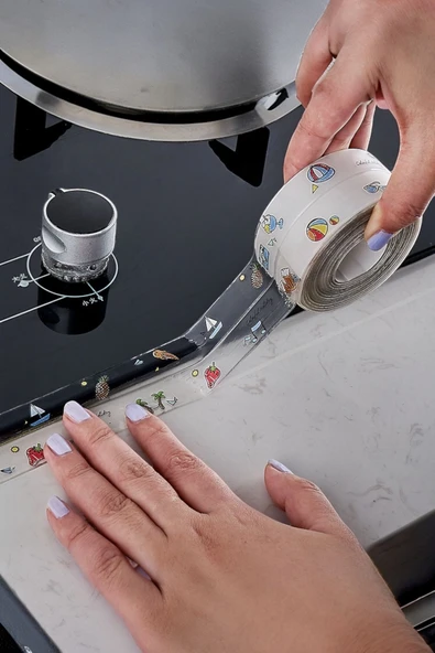 Akkoyunlu home Sızdırmaz Bant Banyo Küvet Mutfak Lavabo Su Sızdırmaz Bant Su Geçirmez Kenar Bandı