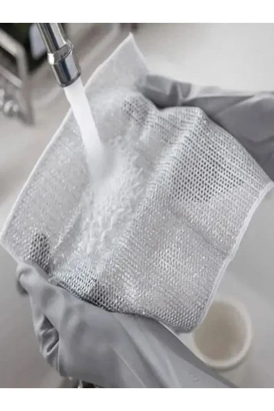 Akkoyunlu home Sihirli Bulaşık Teli, Bulaşık Fırçası 1 Adet - 5