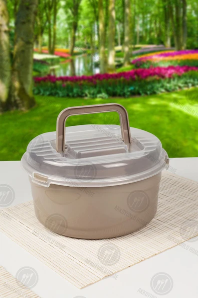 Akkoyunlu home 32 Parça 6 Kişilik Piknik Seti Gri Piknik Takımı(çatal,kaşık,bıçak.tabak.bardak)seti - 8