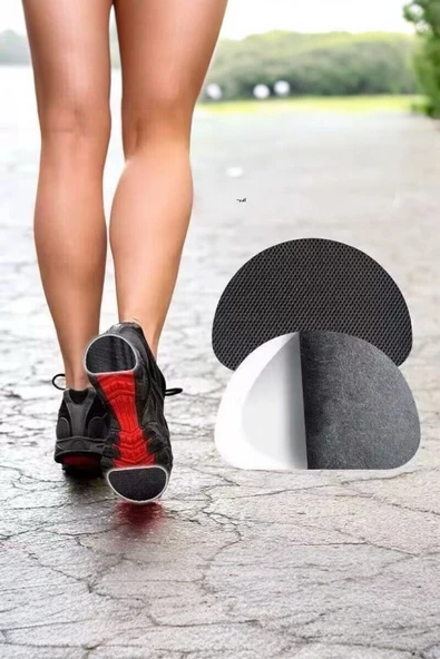 Akkoyunlu home Yapışkanlı Aşınmaya Dayanıklı Ayakkabı Topuklu Taban Örgü Kaymaz Silikon Tabanlık - 3